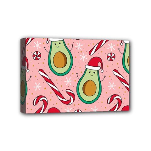 Avo Merry Christmas, Candies, Candy Cane Mini Canvas 6  X 4  (stretched) by kyorashop23