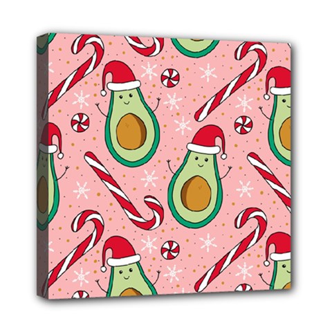 Avo Merry Christmas, Candies, Candy Cane Mini Canvas 8  X 8  (stretched) by kyorashop23