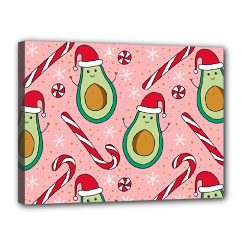 Avo Merry Christmas, Candies, Candy Cane Canvas 16  X 12  (stretched) by kyorashop23