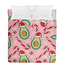 Avo Merry Christmas, Candies, Candy Cane Duvet Cover Double Side (full/ Double Size) by kyorashop23