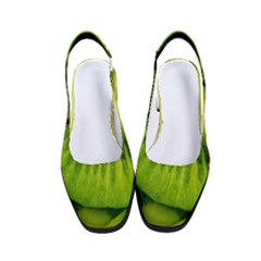 Kiwi Fruits, Close-up, Exotic Fruit Women s Classic Slingback Heels by kyorashop23