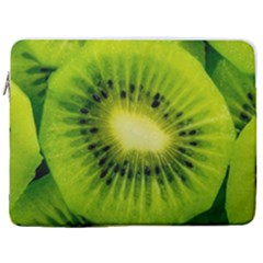 Kiwi Fruits, Close-up, Exotic Fruit 17  Vertical Laptop Sleeve Case With Pocket by kyorashop23