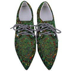 Grass Nature Meadow Pointed Oxford Shoes by Hannah976