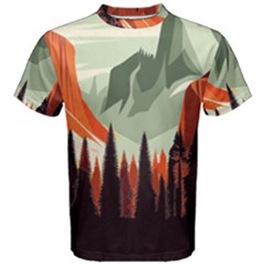 Mountains Men s Cotton T-shirt by Salmanaz77