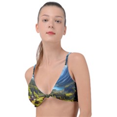 Forest Landscape Nature Trees Knot Up Bikini Top by Salmanaz77