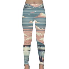 Artwork Painting Sculpture Nature Classic Yoga Leggings by Salmanaz77