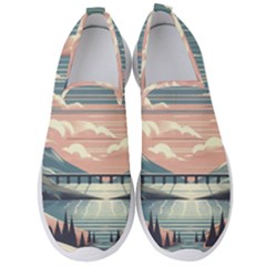 Artwork Painting Sculpture Nature Men s Slip On Sneakers by Salmanaz77