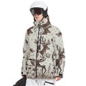 Artwork Graffiti Painting Creative Men s Multi Pockets Zip Ski and Snowboard Waterproof Breathable Jacket View2