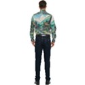 Village Nature Winter Landscape Men s Long Sleeve Shirt View2