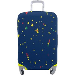 Christmas Sky Happy Luggage Cover (large) by Dutashop