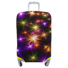 Star Colorful Christmas Abstract Luggage Cover (medium) by Dutashop