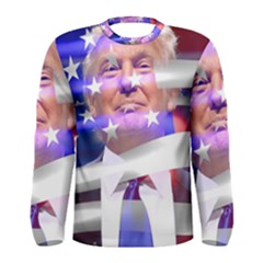 Donald Trump Flag Men s Long Sleeve T-shirt by vintagetrump