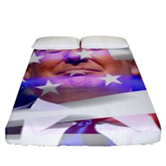 Donald Trump Flag Fitted Sheet (king Size) by vintagetrump