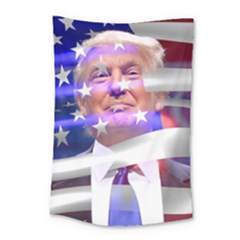 Donald Trump Flag Small Tapestry by vintagetrump