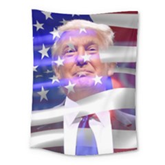 Donald Trump Flag Medium Tapestry by vintagetrump