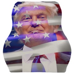 Donald Trump Flag Car Seat Velour Cushion  by vintagetrump