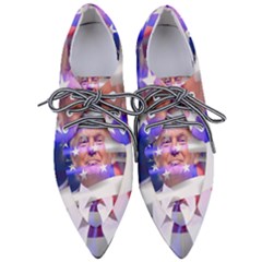 Donald Trump Flag Pointed Oxford Shoes by vintagetrump