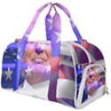 Donald Trump Flag Burner Gym Duffel Bag View1