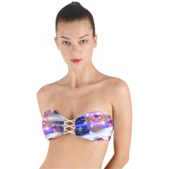 Donald Trump Flag Twist Bandeau Bikini Top by vintagetrump