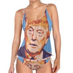 Orange Donald Trump Tankini Set by vintagetrump