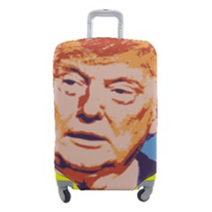 Orange Donald Trump Luggage Cover (small) by vintagetrump