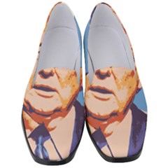 Orange Donald Trump Women s Classic Loafer Heels by vintagetrump