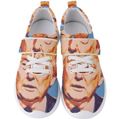 Orange Donald Trump Men s Velcro Strap Shoes by vintagetrump