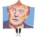 Orange Donald Trump Wearable Blanket View2