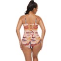 Orange Donald Trump Retro Full Coverage Swimsuit View4