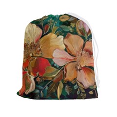  Floral Design 03 Drawstring Pouch (2xl) by myclothy