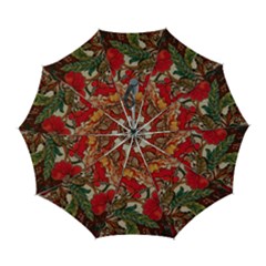 Floral Design 05 Automatic Folding Umbrella With Case (large) by myclothy