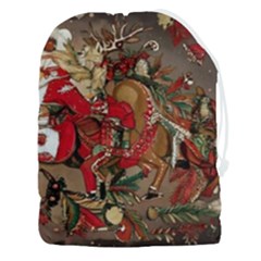 Christmas Art 01 Drawstring Pouch (3xl) by myclothy