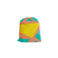 Geometric Design 02 Drawstring Pouch (xs) by myclothy