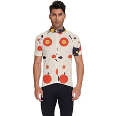 Geometric Design Men s Short Sleeve Cycling Jersey by myclothy