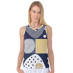 Geometric Design 10 Women s Basketball Tank Top by myclothy