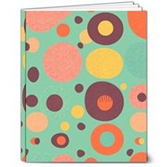 Geometric Design 11 8  X 10  Softcover Notebook by myclothy