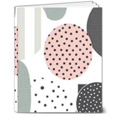 Geometric Design 12 8  X 10  Hardcover Notebook by myclothy