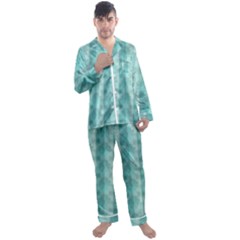 Geometric Design 14 Men s Long Sleeve Satin Pajamas Set by myclothy