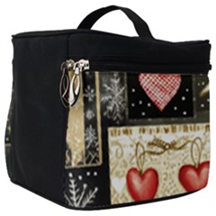 Christmas Reindeer Make Up Travel Bag (big) by Posterlux