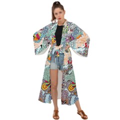 Supersonicangeldream Maxi Kimono by chellerayartisans