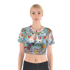 Supersonicangeldream Cotton Crop Top by chellerayartisans