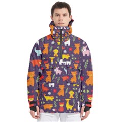 Pet Animal 01 Men s Pullover Zip Ski And Snowboard Waterproof Breathable Jacket by myclothy