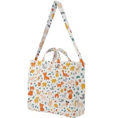 Pet Animal 04 Square Shoulder Tote Bag by myclothy