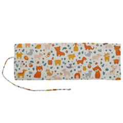 Pet Animal 04 Roll Up Canvas Pencil Holder (m) by myclothy