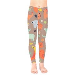 Pet Animal 05 Kids  Classic Winter Leggings by myclothy