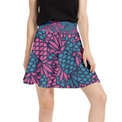 Summer Pineapples Waistband Skirt by Paksenen