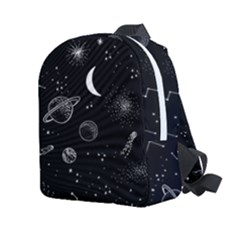 Cosmic Black Space Star Kids  Age 2-4 Lightweight Preschool Backpack by Ndabl3x