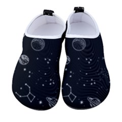 Cosmic Black Space Star Kids  Sock-style Water Shoes by Ndabl3x