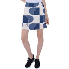 A Minimalist Pattern With Simple Lines And Shapes, Creating A Clean And Modern Aesthetic 04 Tennis Skirt by myclothy