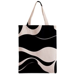 A Minimalist Pattern With Simple Lines And Shapes, Creating A Clean And Modern Aesthetic 06 Zipper Classic Tote Bag by myclothy